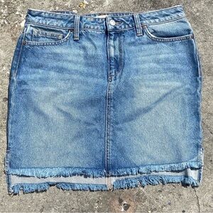 Joe's Jeans Women's High Rise Mini Skirt Size 29 women’s 8 Raw Hem